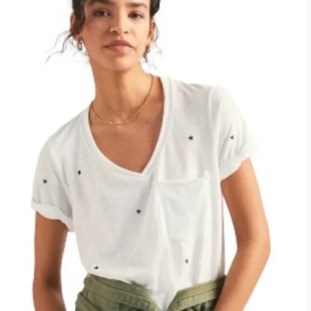 Anthropologie The Lars Classic V-Neck Tee by T.La
